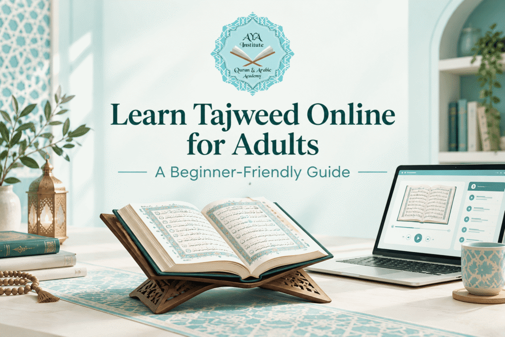 learn Tajweed online for adults